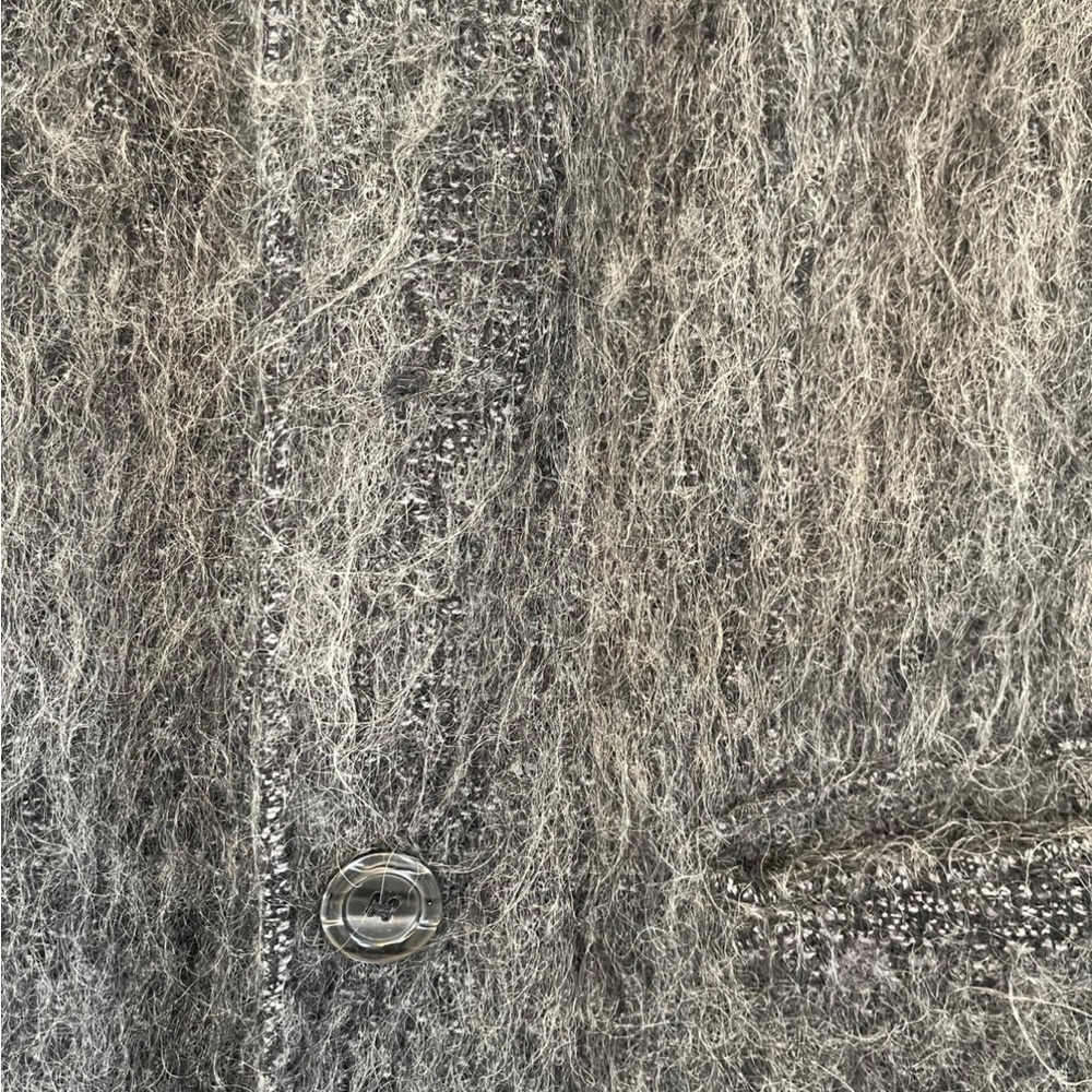 Express Gray Teddy Jacket - image 3